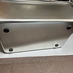 ステンレス製の猫トイレの画像