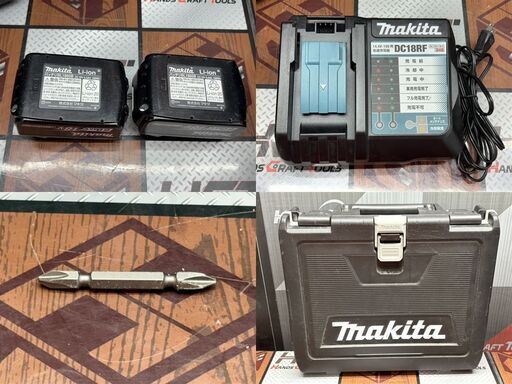 【中古】マキタ Makita TD173DRGXB 充電式インパクトドライバ バッテリ×2・充電器付き【ハンズクラフト佐賀】