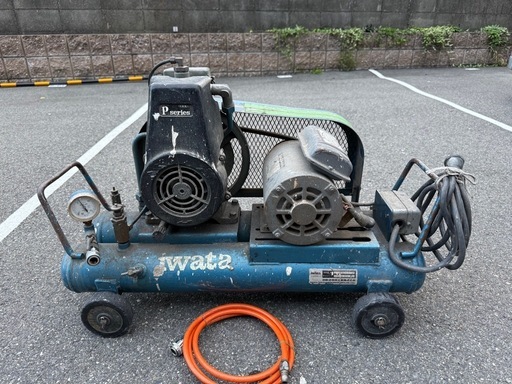 岩田 SU-072P エアーコンプレッサー 中古 動作品 整備済み