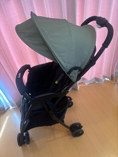 【美品】マジカルエアー B型ベビーカー　軽量　カーキ