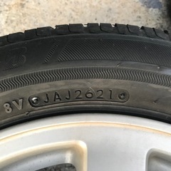 14インチ！ダイハツ純正 155/65R14  エコピア ８分山 ４本セットの画像