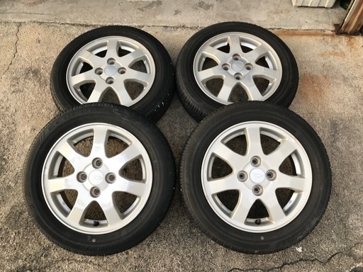 14インチ！ダイハツ純正 155/65R14  エコピア ８分山 ４本セット