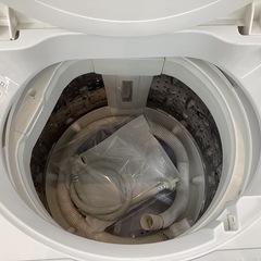 【取りに来られる方限定】　SHARP 全自動洗濯機　4.5kg  2019年製の画像