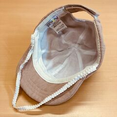くま耳梵天ソフトキャップ（ベージュ）48cmの画像