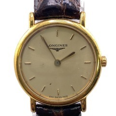 ロンジン LONGINES 腕時計 ラウンド ゴールド クオーツ L4.120.2 ゴールドの画像