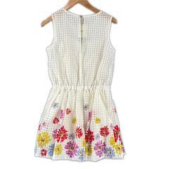 極美品 Lily Brown リリーブラウン 花柄・ボタニカル 春夏 SS ワンピース ポリエステル ホワイト レディース 1【古着】【中古】の画像