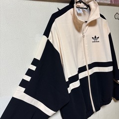 130・古着・adidas・ライトアウター・フルジップトラックジャケット・M〜L程の画像