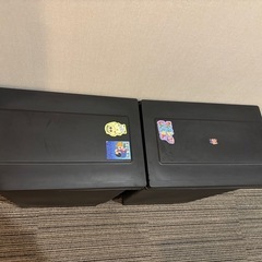ニトリペダル式ゴミ箱 黒 45Lの画像