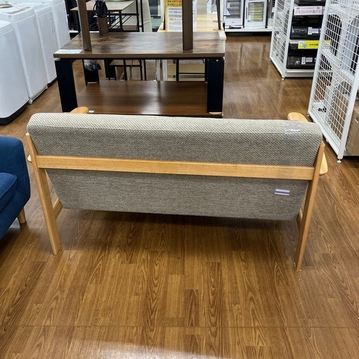 karimoku 2人掛けソファー　ファブリック　【トレファク　川越店】