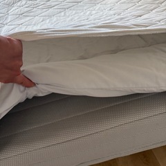 セミダブル脚付マットレスの画像