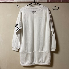 133・古着・adidas・BIGサイズ・パフォーマンス刺繍ロゴ・ロンT・L〜L L程の画像