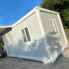 福岡市内展示物あり、見学可能　プレハブハウス3×6 物置きコンテナハウスガレージの画像