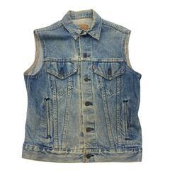 186003 Levi's リーバイス 80s 90s 70506 デニムベスト 現行品 インディゴ メンズ 2点まとめ売り [0000000001112]の画像