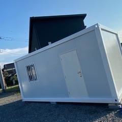 福岡市内展示物あり、見学可能　プレハブハウス3×6 物置きコンテナハウスガレージの画像