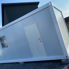福岡市内展示物あり、見学可能　プレハブハウス3×6 物置きコンテナハウスガレージの画像