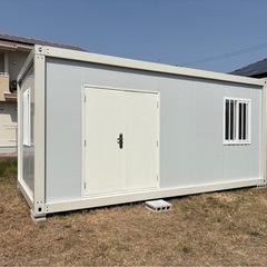 福岡市内展示物あり、見学可能　プレハブハウス3×6 物置きコンテナハウスガレージの画像