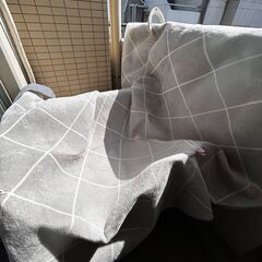 洗えるラグマット3畳用200×250㎜　グレイの画像