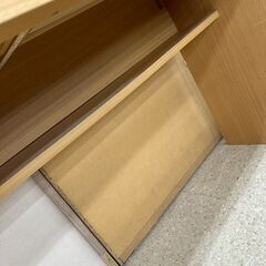 ★リユースのサカイ高崎店★TJ12913  デスク ライトブラウン H74×D45×W180 クリーニング済みの画像