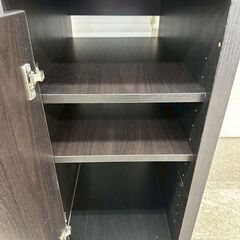 ★リユースのサカイ高崎店★TJ12915  ワーキングデスク ダークブラウン H75×D50×W105 クリーニング済みの画像