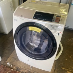 NO B515🌈福岡市内配送設置無料✨🌈BD-SV110CL ドラム式洗濯乾燥機 ビッグドラム シャンパン [洗濯11.0kg /乾燥6.0kg /ヒートリサイクル乾燥 /左開き　2019年の画像