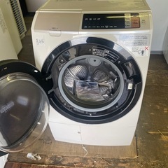 NO B515🌈福岡市内配送設置無料✨🌈BD-SV110CL ドラム式洗濯乾燥機 ビッグドラム シャンパン [洗濯11.0kg /乾燥6.0kg /ヒートリサイクル乾燥 /左開き　2019年の画像