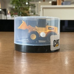 ミニカー🚗建設機械コレクションCATERPILLARダブルアクションWANDA☕️走りながら動く❗️新品未開封✨フィギュア黄色の画像