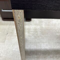 ★リユースのサカイ高崎店★TJ12916  デスク ダークブラウン H71.5×D39.5×W79.5 クリーニング済みの画像