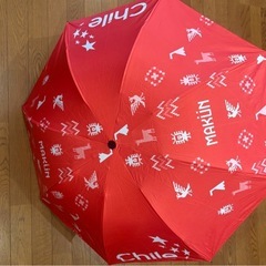 再値下げ！『非売品』万博グッズ！チリパビリオンの傘の画像