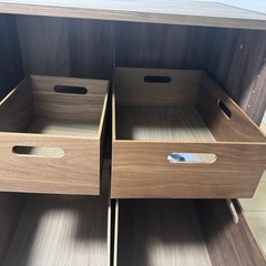 早い者勝ち【美品】ニトリ Nクリック ディープ ワイド2段(ミドルブラウン2)  商品コード   8791532の画像