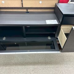 ★リユースのサカイ高崎店★TJ12918  テレビ台 黒 H44×D43×W148 クリーニング済みの画像