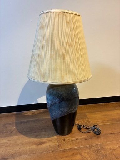 アンティーク陶器フロアスタンドライト