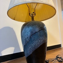 アンティーク陶器フロアスタンドライトの画像