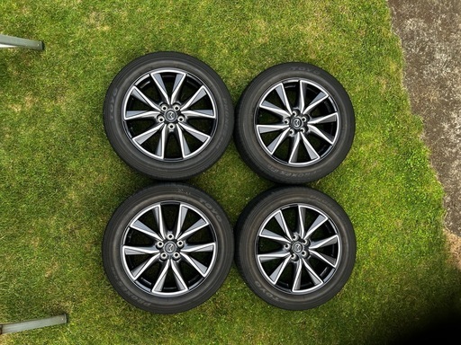 マツダ純正 CX-5 19インチ 225/55R19 タイヤホイール 1台分 中古品