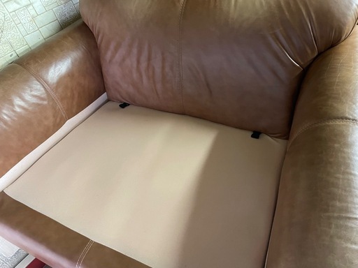定価30万円　本革ソファー　ブラウン　アスプルンド　ハロ