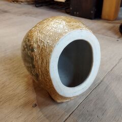 フクロウの置物 陶器 ふくろう 梟 オブジェ　/TJ-2578 2F南の画像