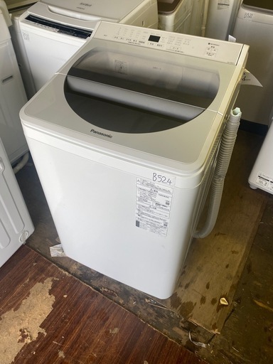 NO B525?福岡市内配送設置無料✨?洗濯機 パナソニック 2〜3人分 8.0kg コンパクトNA-F8AE7 2019年