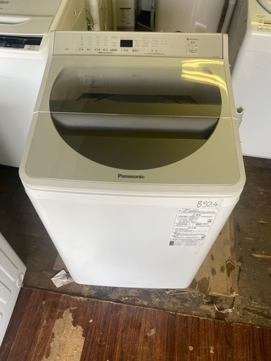 NO B525?福岡市内配送設置無料✨?洗濯機 パナソニック 2〜3人分 8.0kg コンパクトNA-F8AE7 2019年