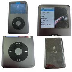 186000 現状品 Apple アップル レア★【通電/動作OK】 iPod Classic 120GB クラシック 第6世代 A1238  ブラック [0000000001128]の画像