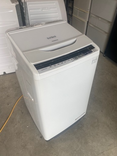 NO B527?福岡市内配送設置無料✨?洗濯機 7.0kg HITACHI 日立 BW-V70BE5-W エアジェット乾燥 部屋干し 