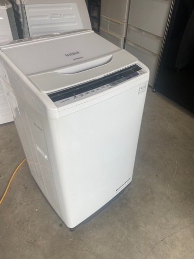 NO B527?福岡市内配送設置無料✨?洗濯機 7.0kg HITACHI 日立 BW-V70BE5-W エアジェット乾燥 部屋干し 