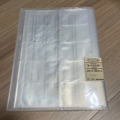 未開封　無印カードホルダー
の画像