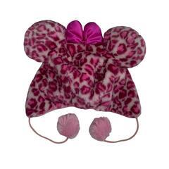 183001 Disney ディズニー ミニー　ファンキャップ ヒョ柄/ピンク [0000000001131]の画像