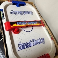 エアホッケー おもちゃ ミニゲームの画像