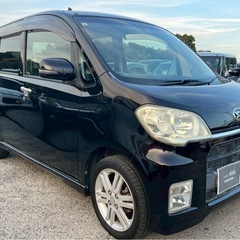 【支払総額19.8万円】8万キロ ！タントエグゼカスタム ターボ 車検令和9年9月 機関良好 内装良好 ETC BTオーディオ タイヤバリ山♩の画像