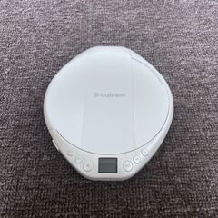 〓〓 売約済〆受付終了 〓〓ポータブルCDプレーヤー S-cubism AC-P02PW エスキュービズム パールホワイトの画像