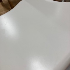 ローテーブル雲型ホワイト【トレファク堺福田店】の画像
