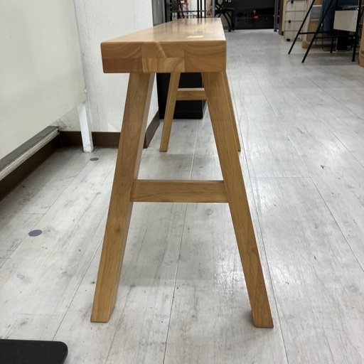 無印良品ベンチ木製ナチュラル【トレファク堺福田店】
