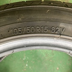 中古タイヤ2本 TOYO DRB 195/50R15の画像