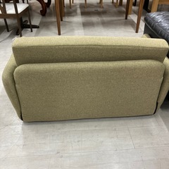 2人掛けソファーグリーン【トレファク堺福田店】の画像