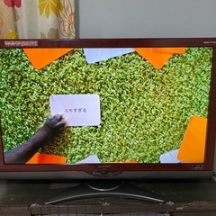 シャープテレビ40インチとレコーダーの画像